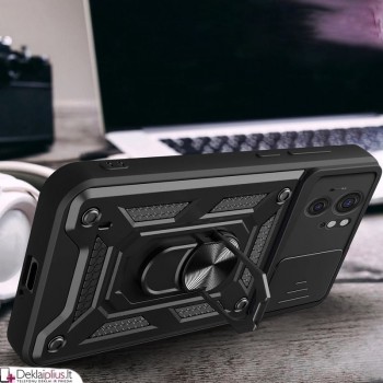 5in1 smūgiams atsparus dėklas su žiedu ir kameros apsauga (Motorola Edge 40)